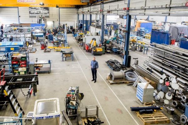 CEO Rick Koks in the vacuum truck factory in Alkmaar, The Netherlands